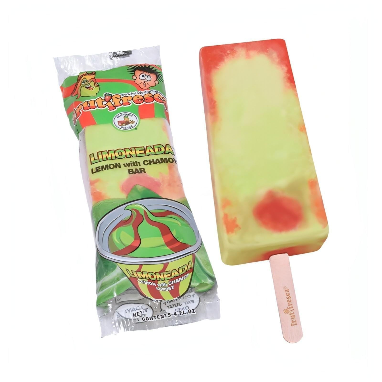 Limoneada Chamoy/Lime Natural Ice Cream Fruit Bar (12 Count) (In Store Pick-Up Only)