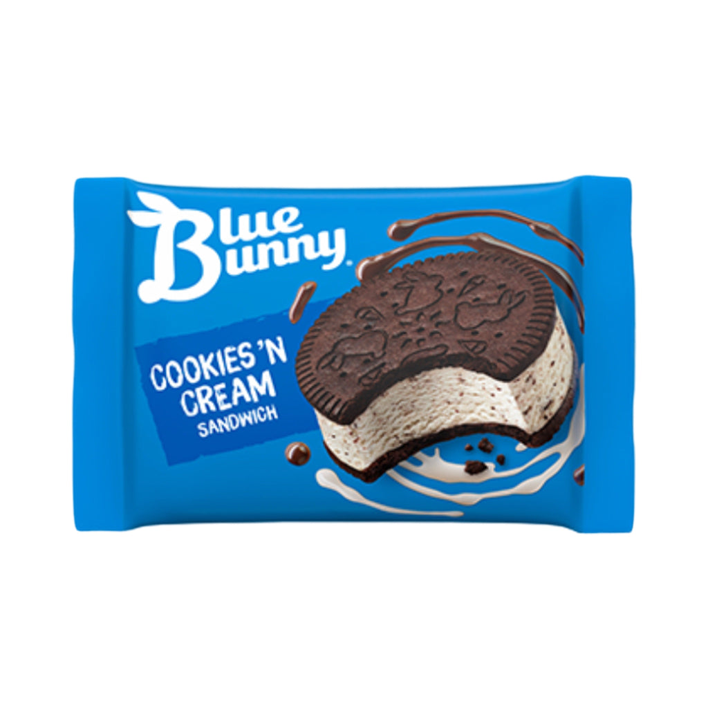 Blue Bunny Cookies & Cream Ice Cream Sandwich (12 or 24 Count) (In Store Pick-Up Only)