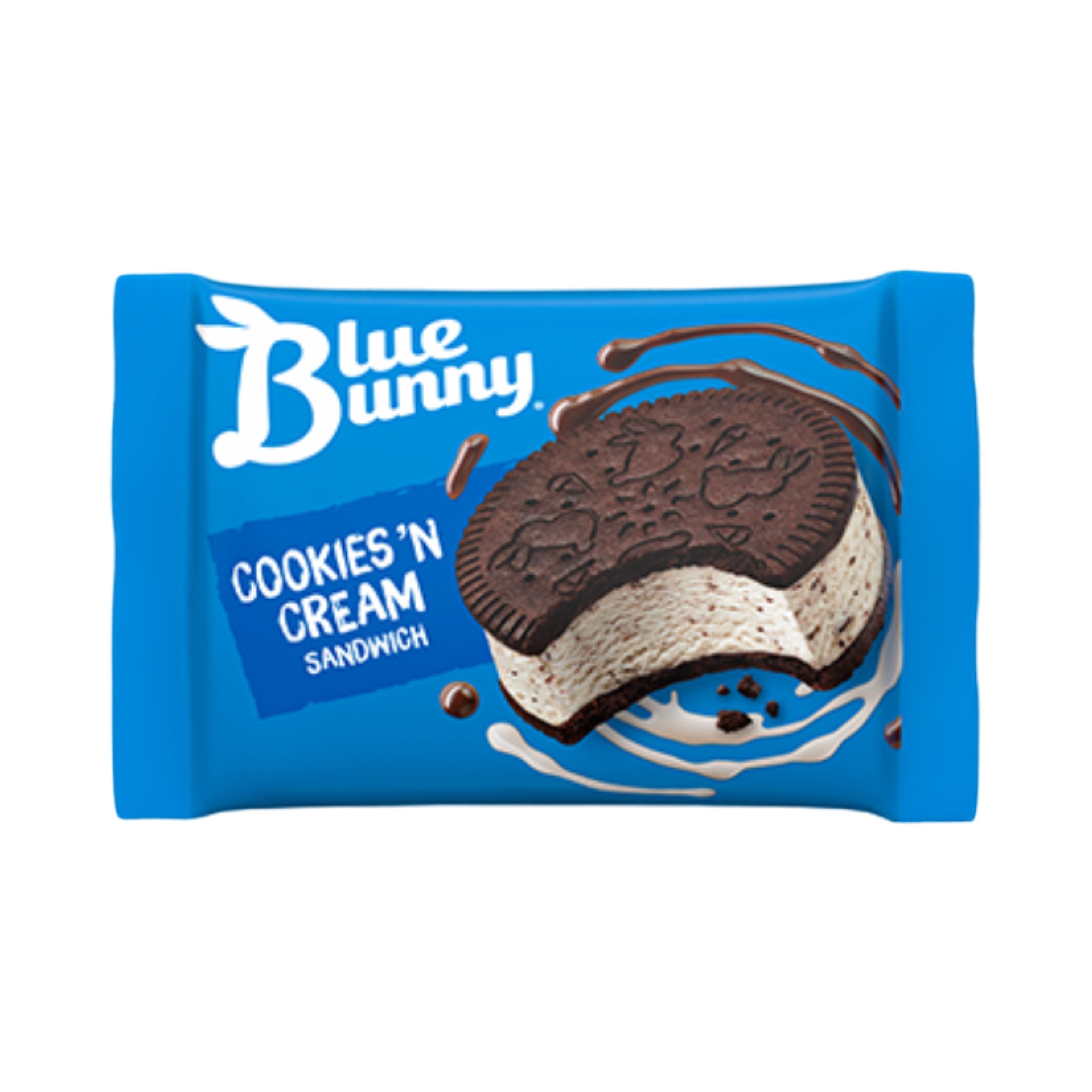 Blue Bunny Cookies & Cream Ice Cream Sandwich (12 or 24 Count) (In Store Pick-Up Only)