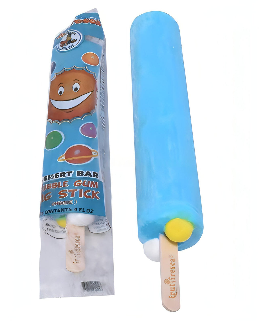 Fruiti-Fresca Bubble Gum-Rice Ice Cream Big Sticks (12 Count) (In Store Pick-Up Only)