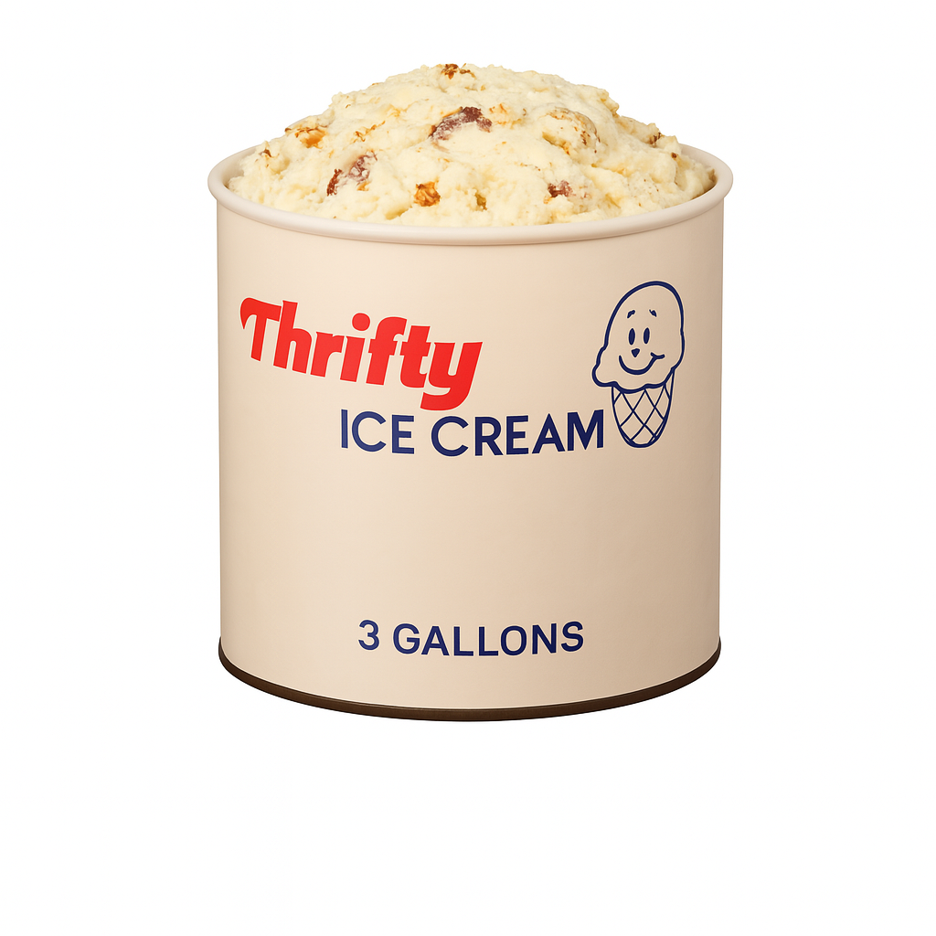 Thrifty 3 Gallon Ice Cream, All Flavors (In Store Pick-Up Only)