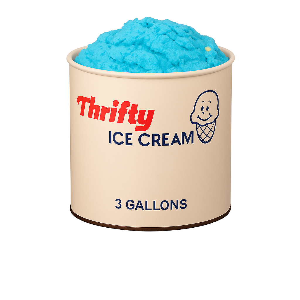 Thrifty 3 Gallon Ice Cream, All Flavors (In Store Pick-Up Only)