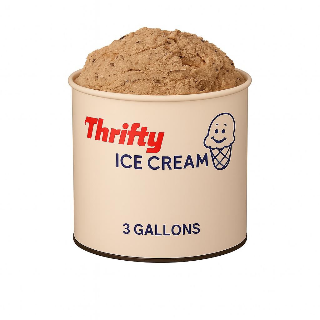 Thrifty 3 Gallon Ice Cream, All Flavors (In Store Pick-Up Only)