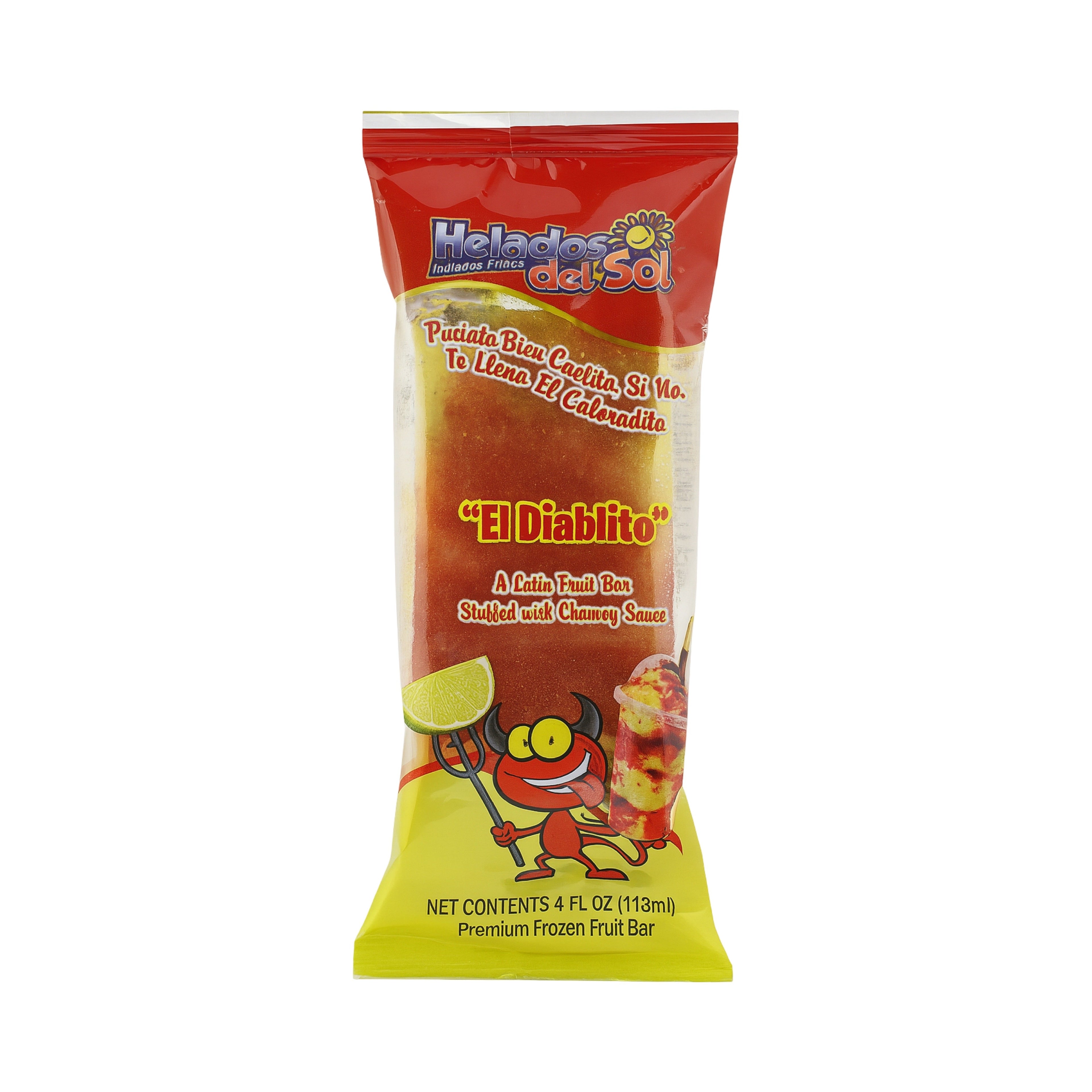 El Diabilito Lime/Chamoy Natural Fruit Bar Ice Cream (12 Count) (In Store Pick-Up Only)