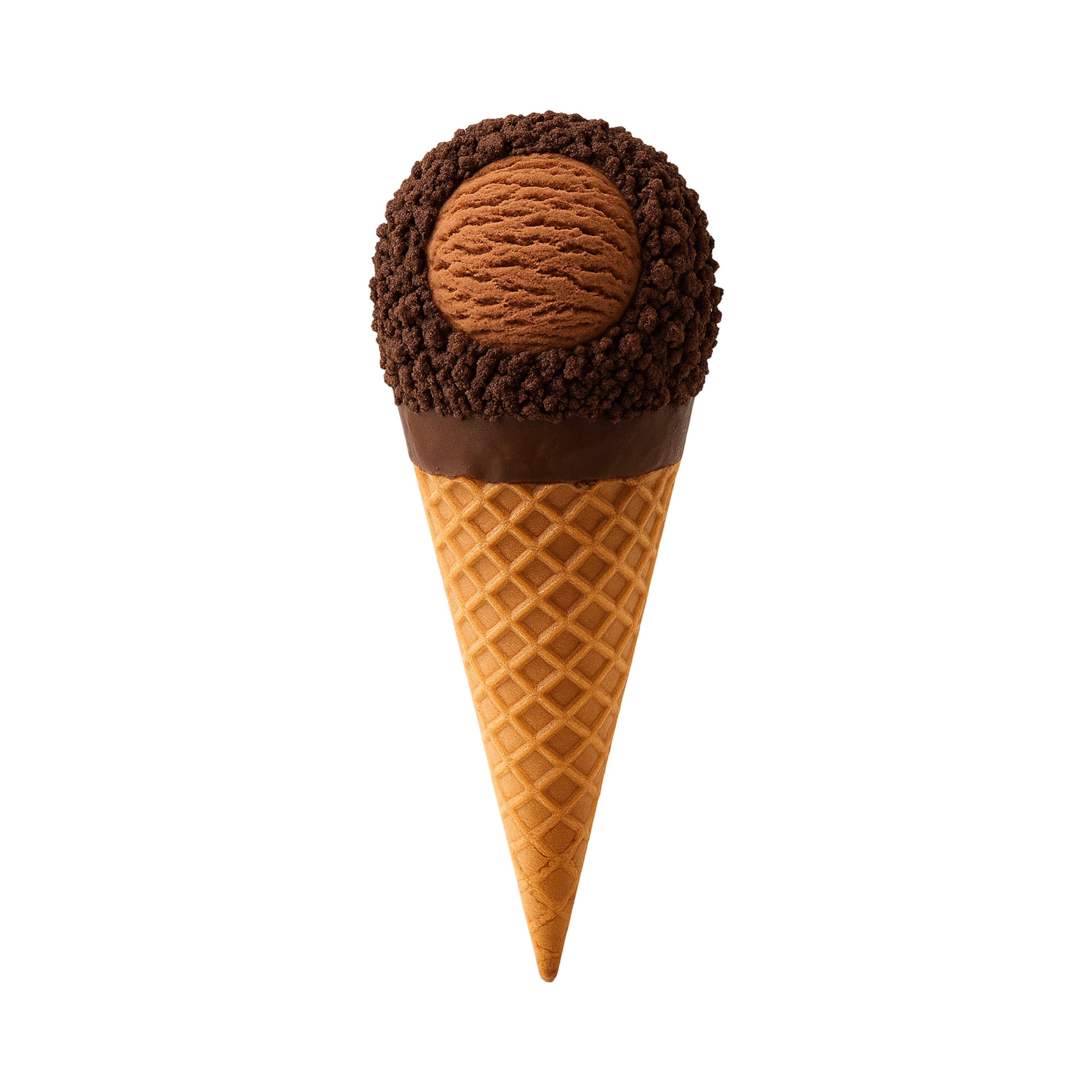 Blue Bunny Big Dipper Chocolate Ice Cream Cone (12 Or 24 Count) (In Store Pick-Up Only)