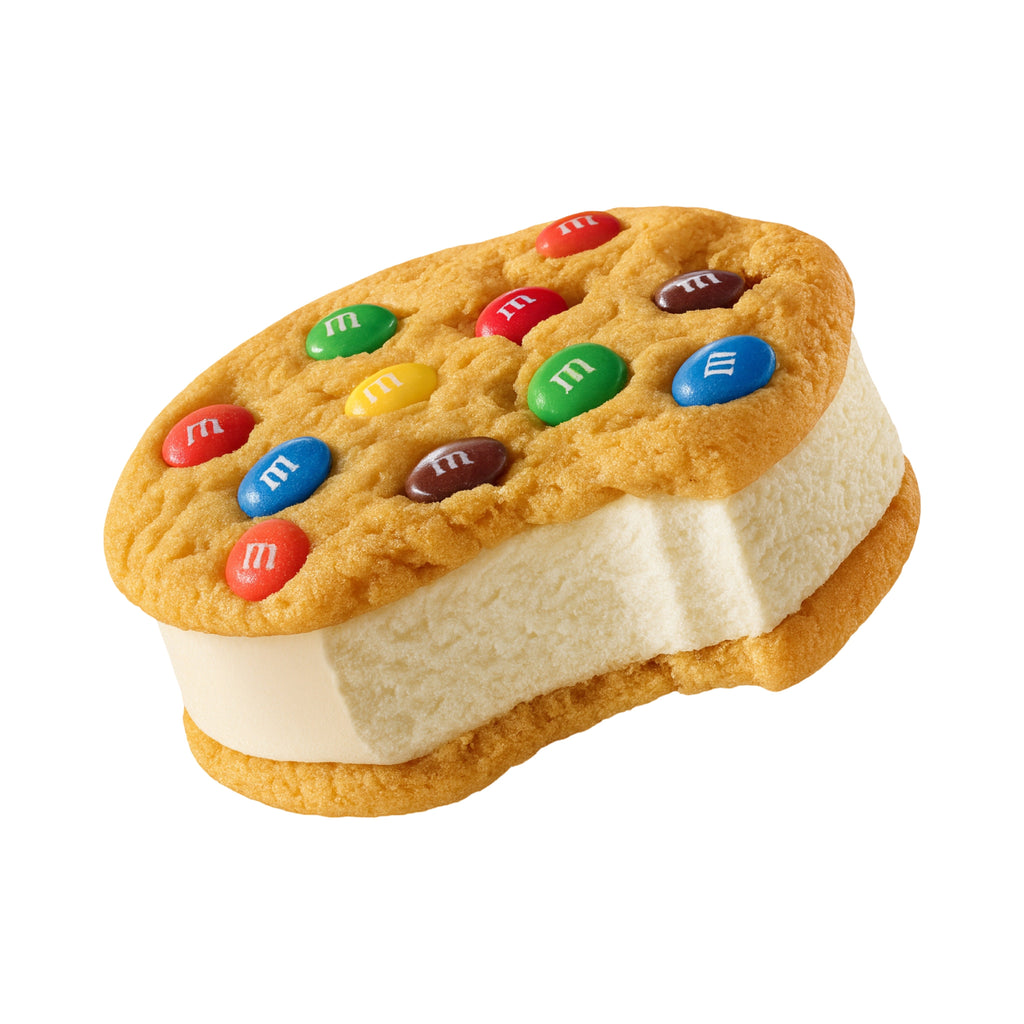 M&M Vanilla Ice Cream Sandwich (12 or 24 Count) (In Store Pick-Up Only)