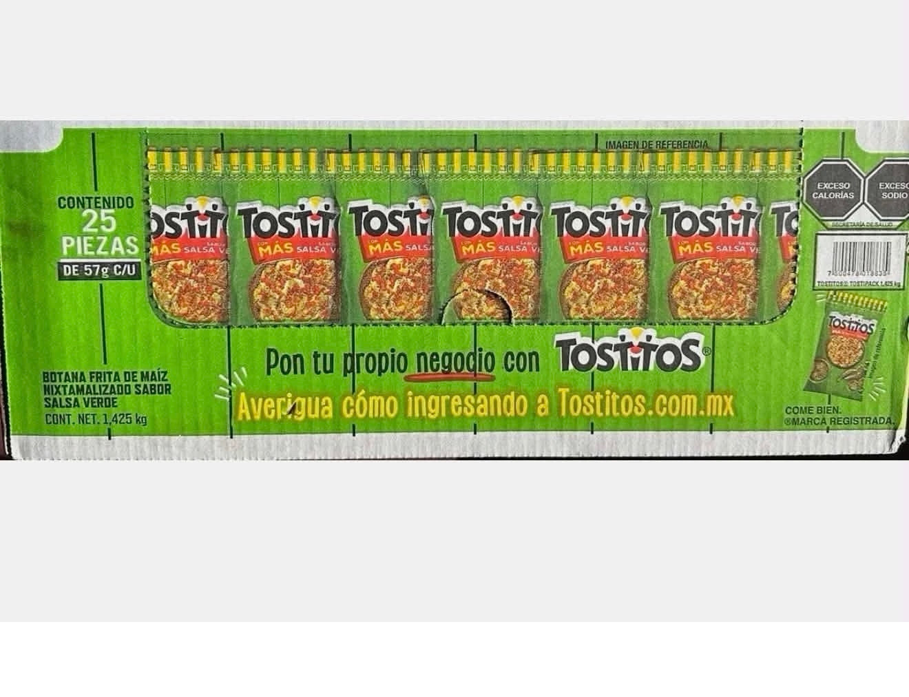 Tostitos Salsa Verde 2.625 Oz (25 Count Box)