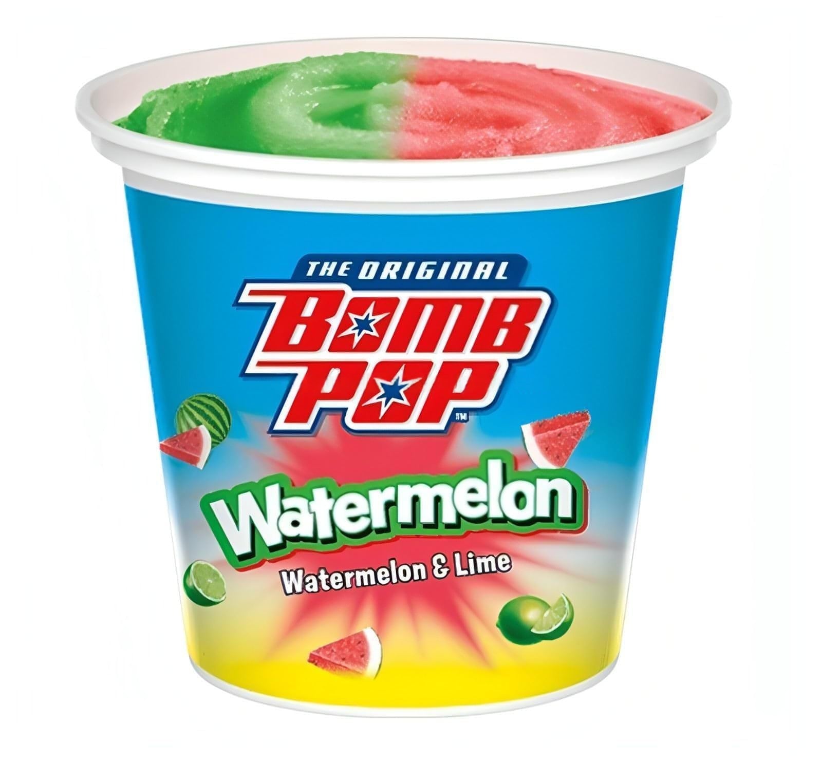 Bomb Pop Watermelon Ice Cream Cup (12 Count) (In Store Pick-Up Only)