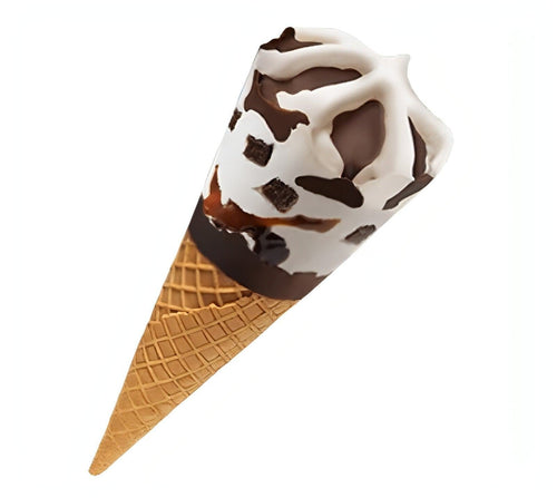 Blue Bunny King Size Vanilla Brownie Ice Cream Cone (12 Count) (In Store Pick-Up Only)