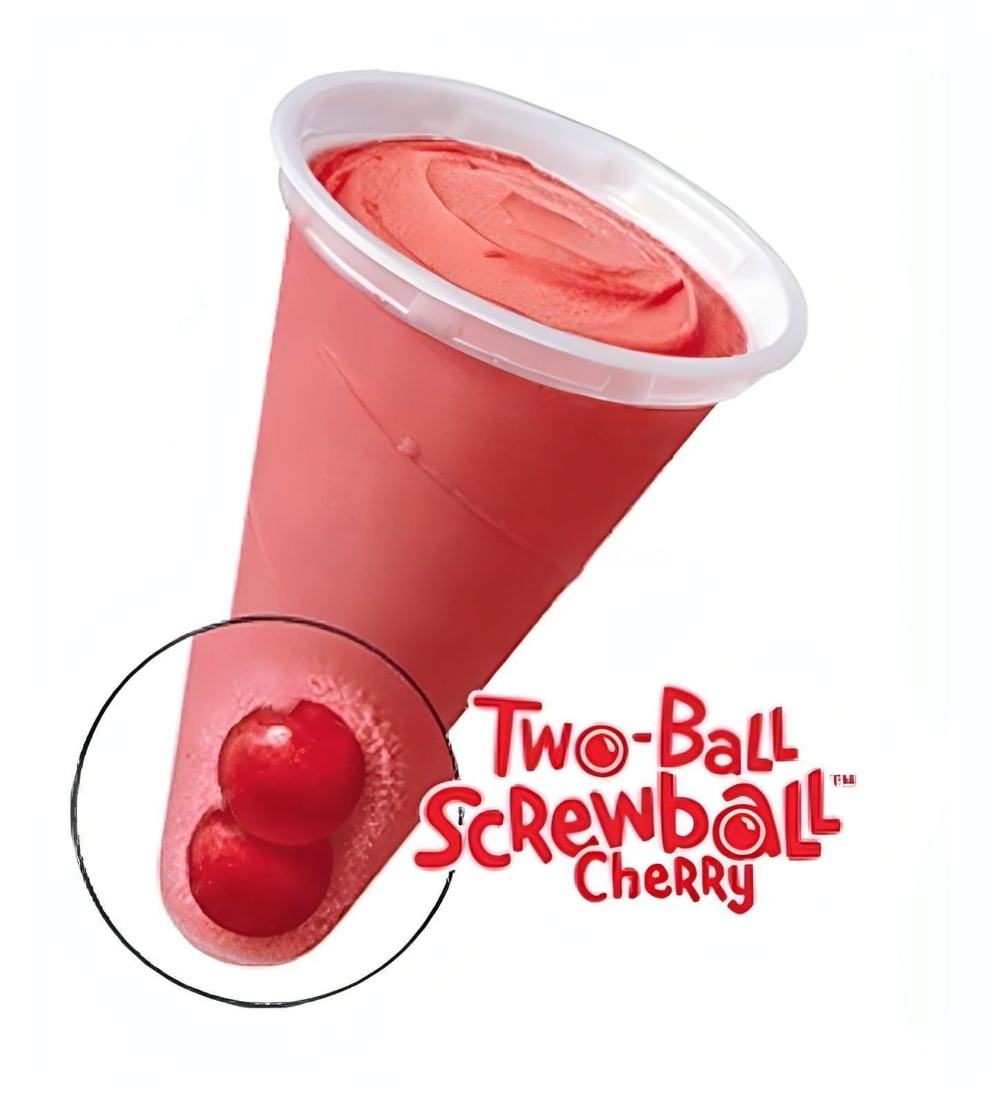 Blue Bunny Two-Ball Screwball Cherry Ice Cream Cup (12 or 24 Count) (In Store Pick-Up Only)
