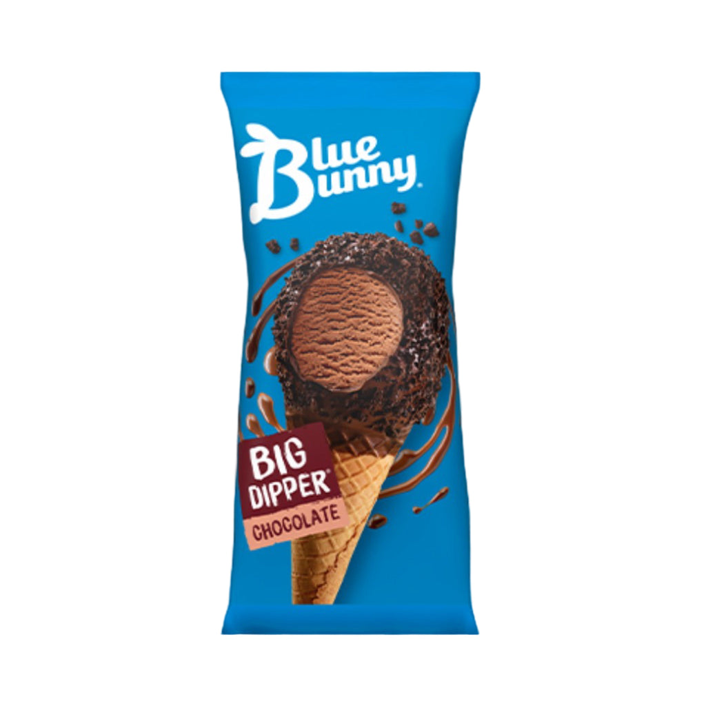 Blue Bunny Big Dipper Chocolate Ice Cream Cone (12 Or 24 Count) (In Store Pick-Up Only)