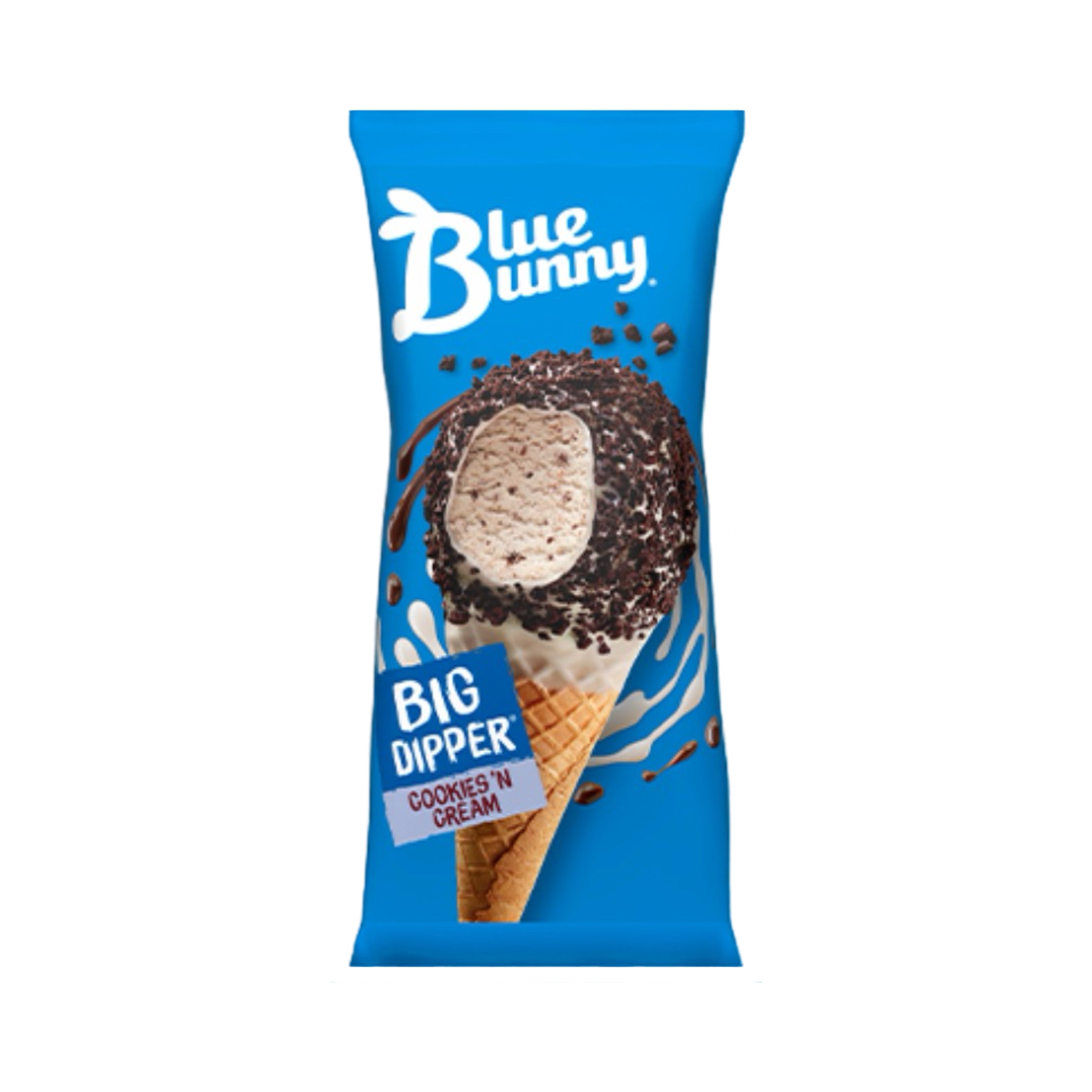 Blue Bunny Big Dipper Cookies & Cream Ice Cream Cone (12 Or 24 Count) (In Store Pick-Up Only)